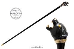 Aksesuarlar PASOTTI üniseks ba k1ne - kara panter bastonu RZHTTX209