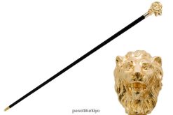 Aksesuarlar PASOTTI üniseks ba w37or - altın aslan bastonu RZHTTX221