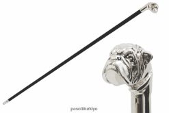 Aksesuarlar PASOTTI üniseks ba w38 - gümüş bulldog bastonu RZHTTX201