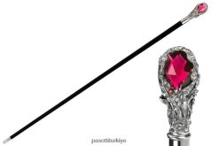 Aksesuarlar PASOTTI üniseks ba w68 - lüks kırmızı taşlı baston RZHTTX239