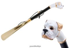 Aksesuarlar PASOTTI üniseks cs k22bi - beyaz boxer ayakkabı çekeceği RZHTTX278