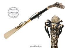 Aksesuarlar PASOTTI üniseks cs k38 - lüks swarovski örümcek ayakkabı çekeceği RZHTTX300