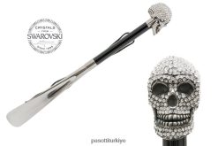 Aksesuarlar PASOTTI üniseks cs w333tr - swarovski kafatası ayakkabı çekeceği RZHTTX286