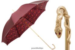 şemsiye | PASOTTI kadınlar 189 55303-213 w90 - kırmızı piton şemsiyesi RZHTTX542