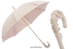 şemsiye | PASOTTI kadınlar 189 55874-153 a35 - fildişi noktalı şemsiye, çift kumaş RZHTTX465