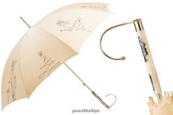 şemsiye | PASOTTI kadınlar 222 plat-300 t8 - fildişi eskiz şemsiye, çift kumaş RZHTTX534