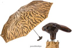 şemsiye | PASOTTI kadınlar 257 1409-61 113 - Tavşan Saplı Animalier Katlanır Şemsiye RZHTTX612