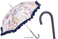 şemsiye | PASOTTI kadınlar 353ni 58979-4 d1 - elle açılan retro tarzı kelebekli şemsiye, yağmur geçirmez RZHTTX638