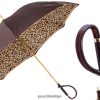 şemsiye | PASOTTI üniseks 189 1411-61 a - kahverengi benekli şemsiye, çift kumaş RZHTTX429